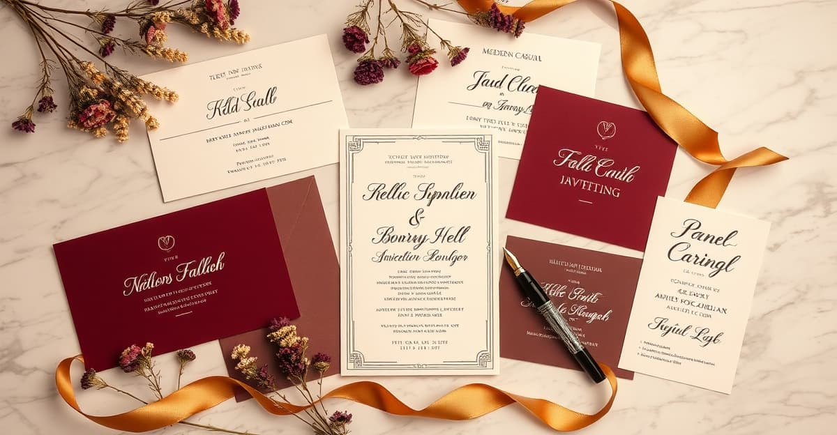 Wedding invitation wording examples on elegant stationery