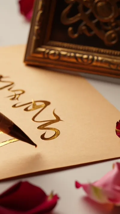 Calligraphy Gold